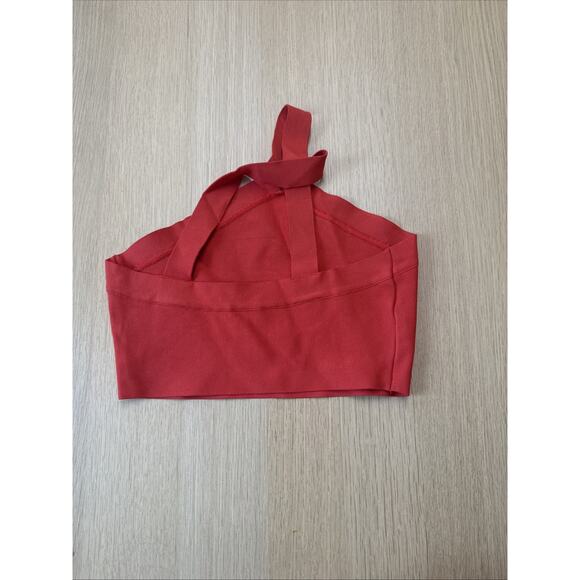 NWOT BCBGMAXAZRIA REVOLVE Jayla Halter Crop Top Size Small - Picture 4 of 5